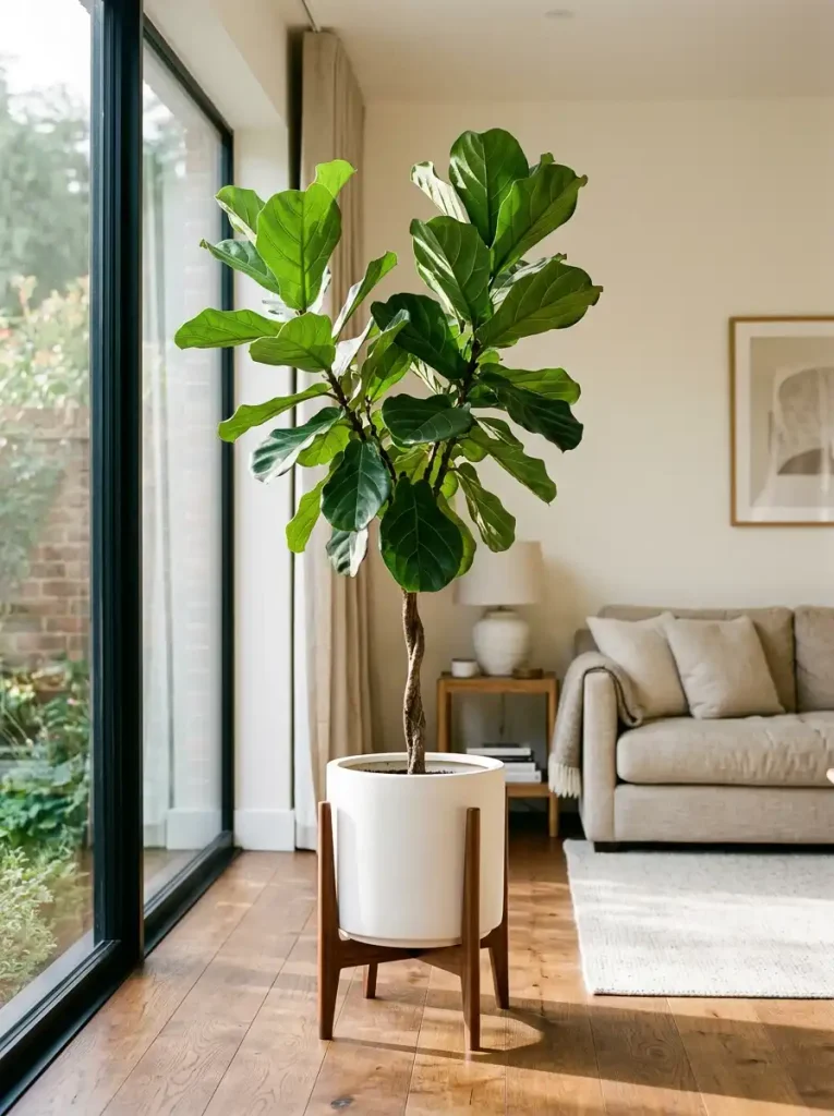 Mid-Century Wooden Pedestal Stands