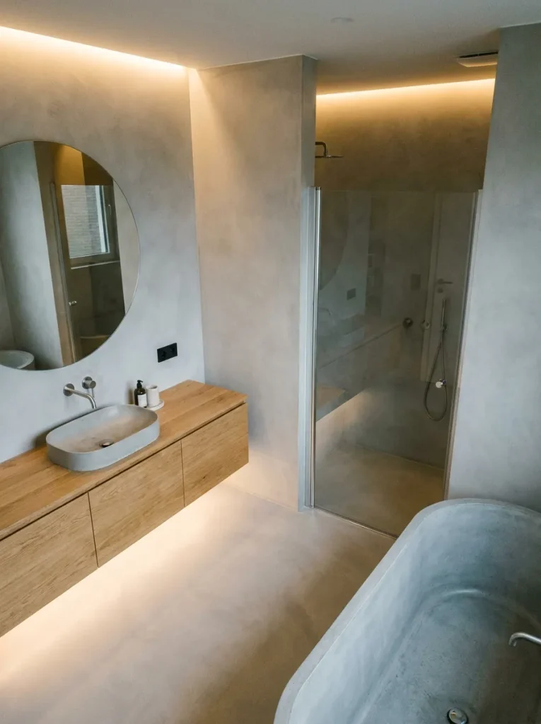 Seamless Microcement & Limewash Plaster Walls