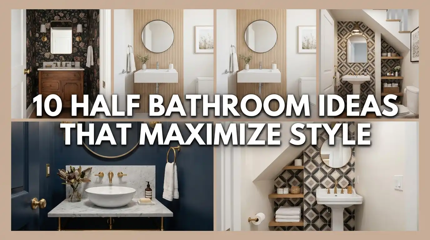 10 Half Bathroom Ideas That Maximize Style