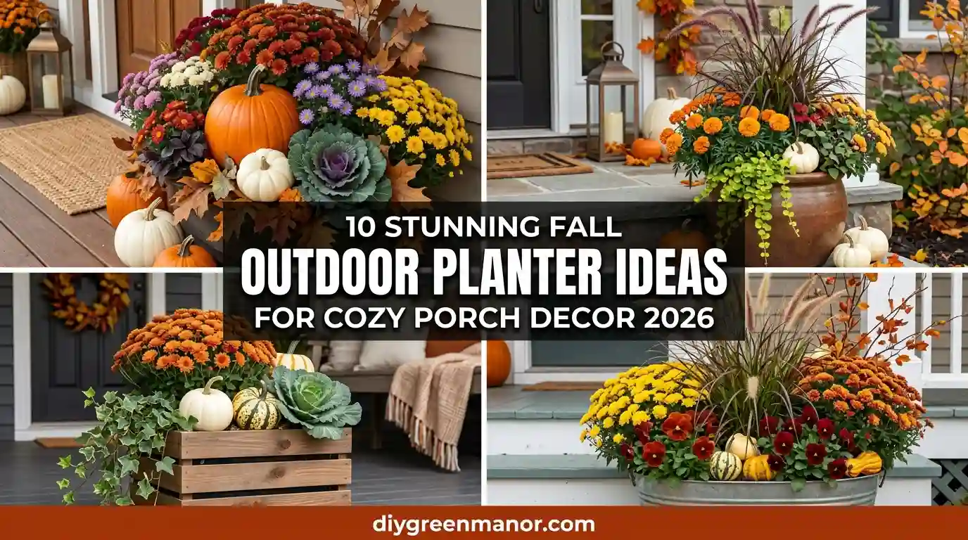 10 Stunning Fall Outdoor Planter Ideas for Cozy Porch Decor 2026