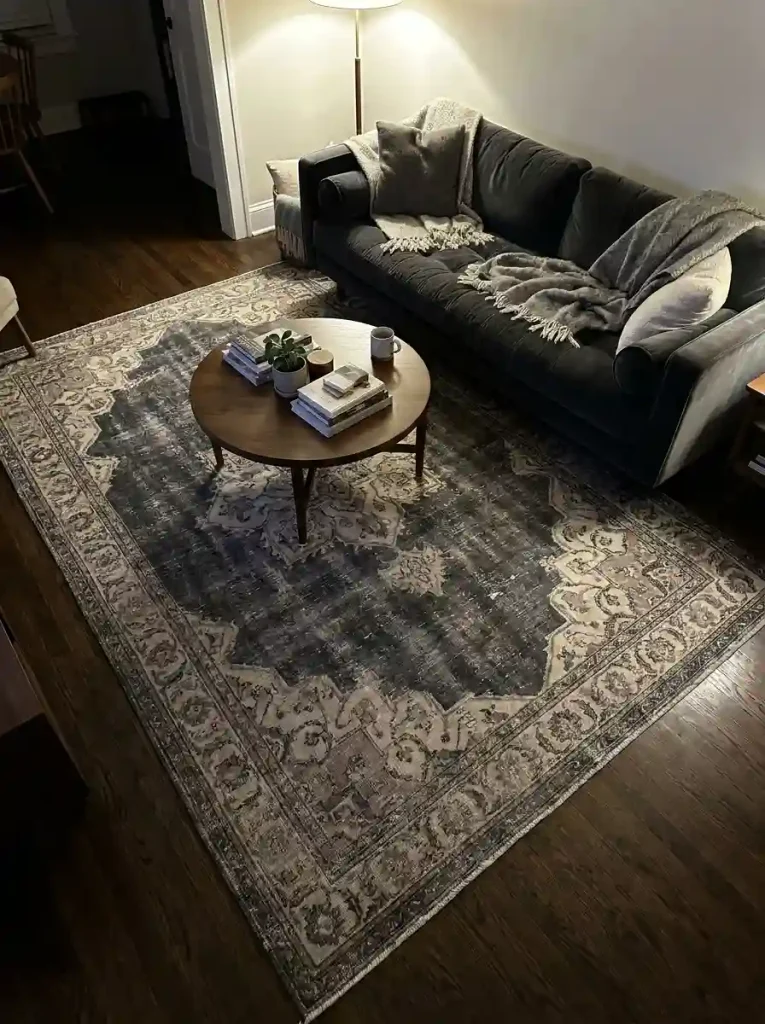 Large-Scale Neutral Area Rugs with Subtle Motifs