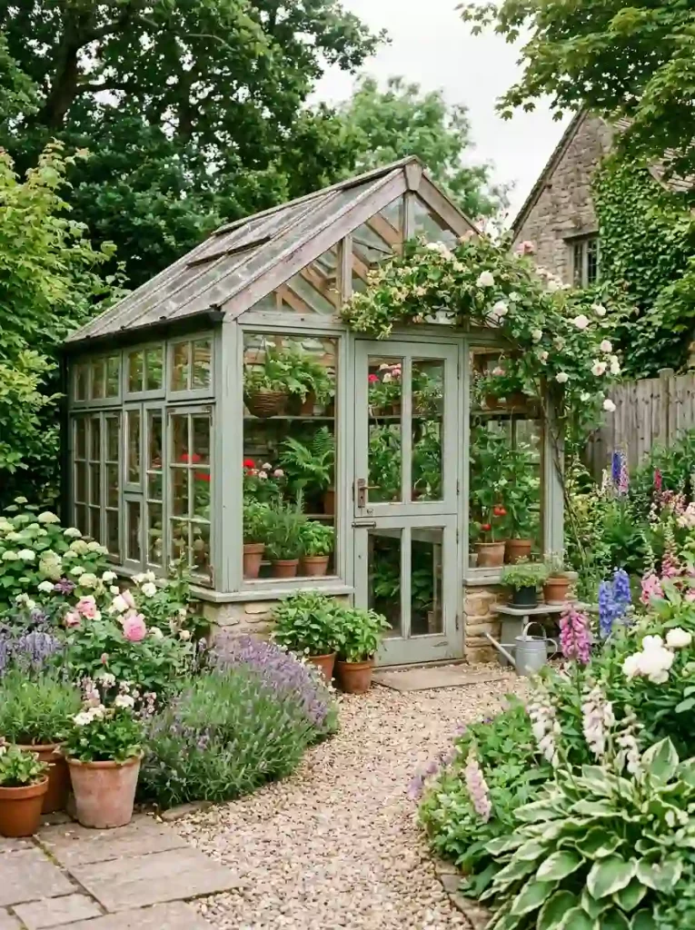  Painted Window Greenhouse