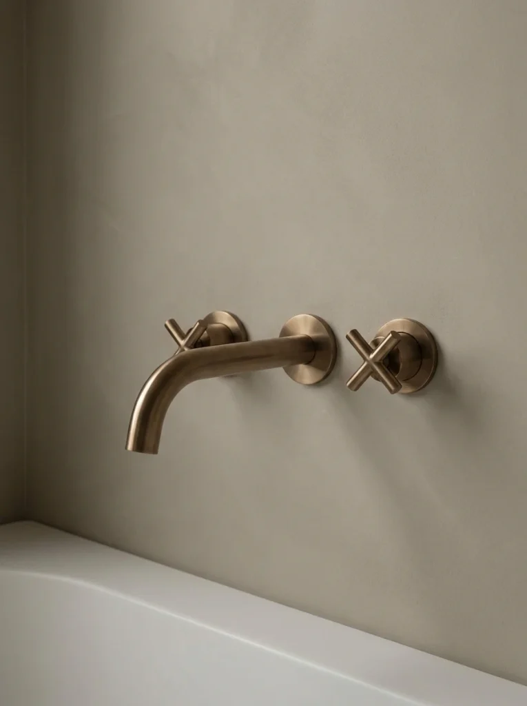 Warm Matte Bronze & Brushed Nickel Hardware