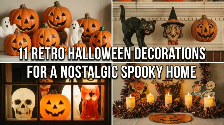 11 Retro Halloween Decorations for a Nostalgic Spooky Home