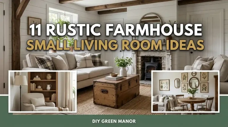 11 Rustic Farmhouse Small Living Room Ideas