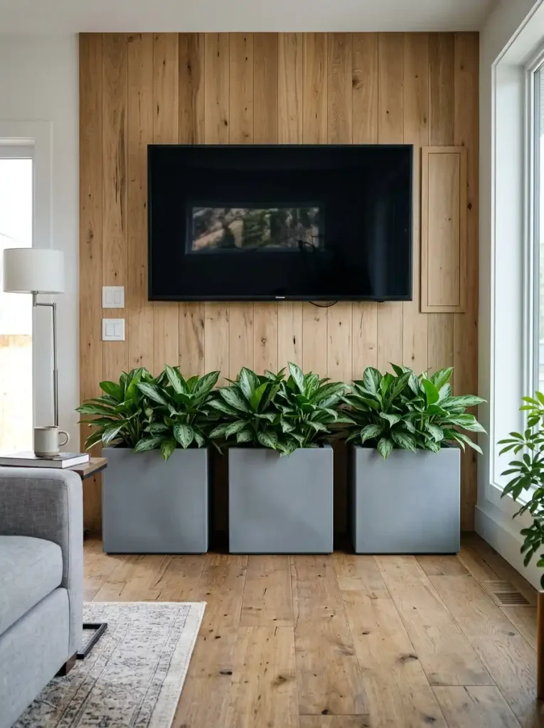 Low-Profile Modular Floor Cube Planters