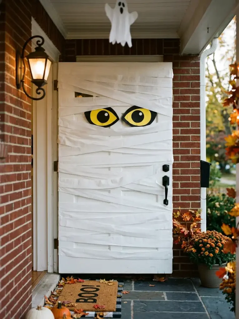  Mummy Wrapped Front Door