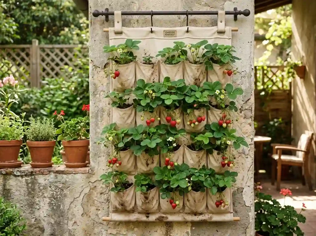 Repurposed Hanging Shoe Organizer