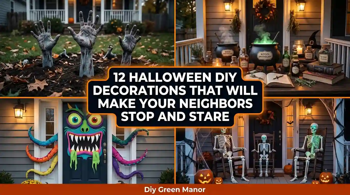 12 Halloween DIY Decorations That Will Make Your Neighbors Stop and Stare