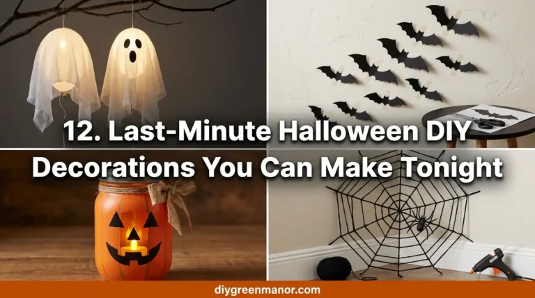 12 Last-Minute Halloween DIY Decorations You Can Make Tonight