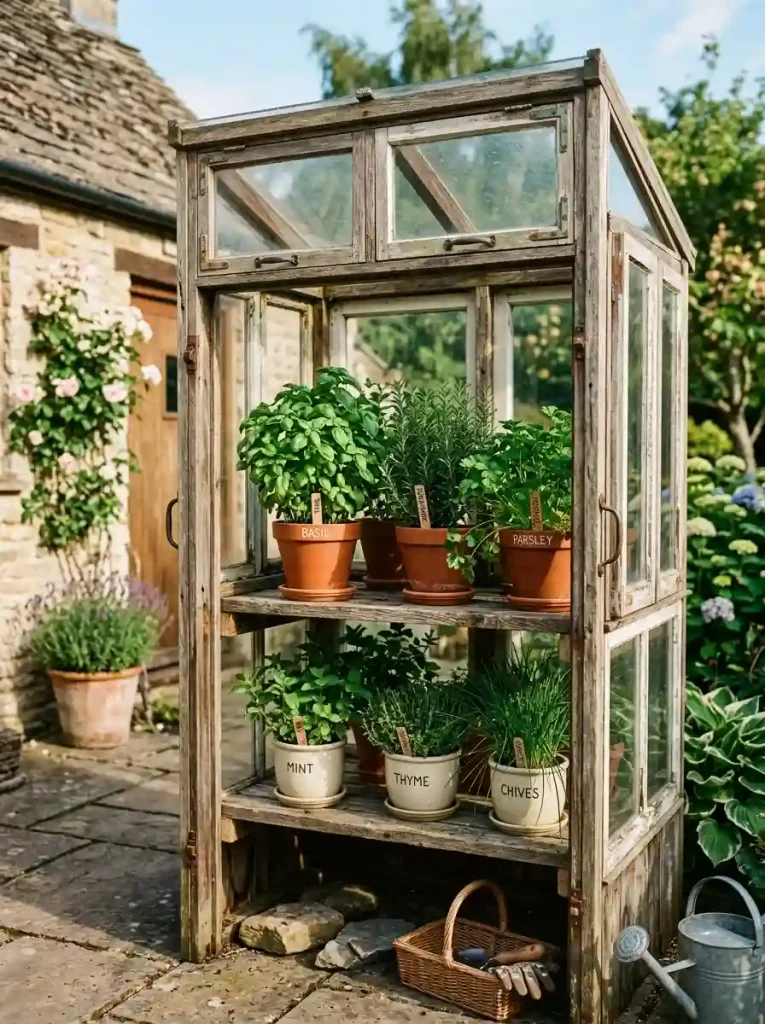  Mini Greenhouse for Herbs