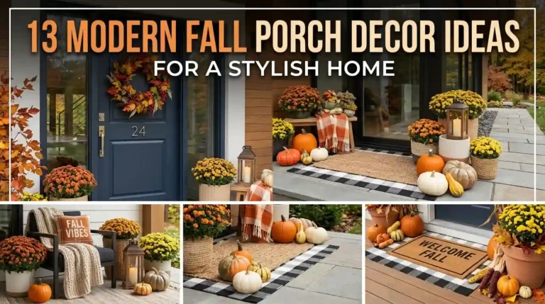 13 Modern Fall Porch Decor Ideas for a Stylish Home