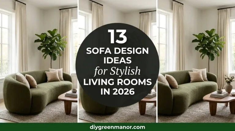 13 Sofa Design Ideas for Stylish Living Rooms in 2026
