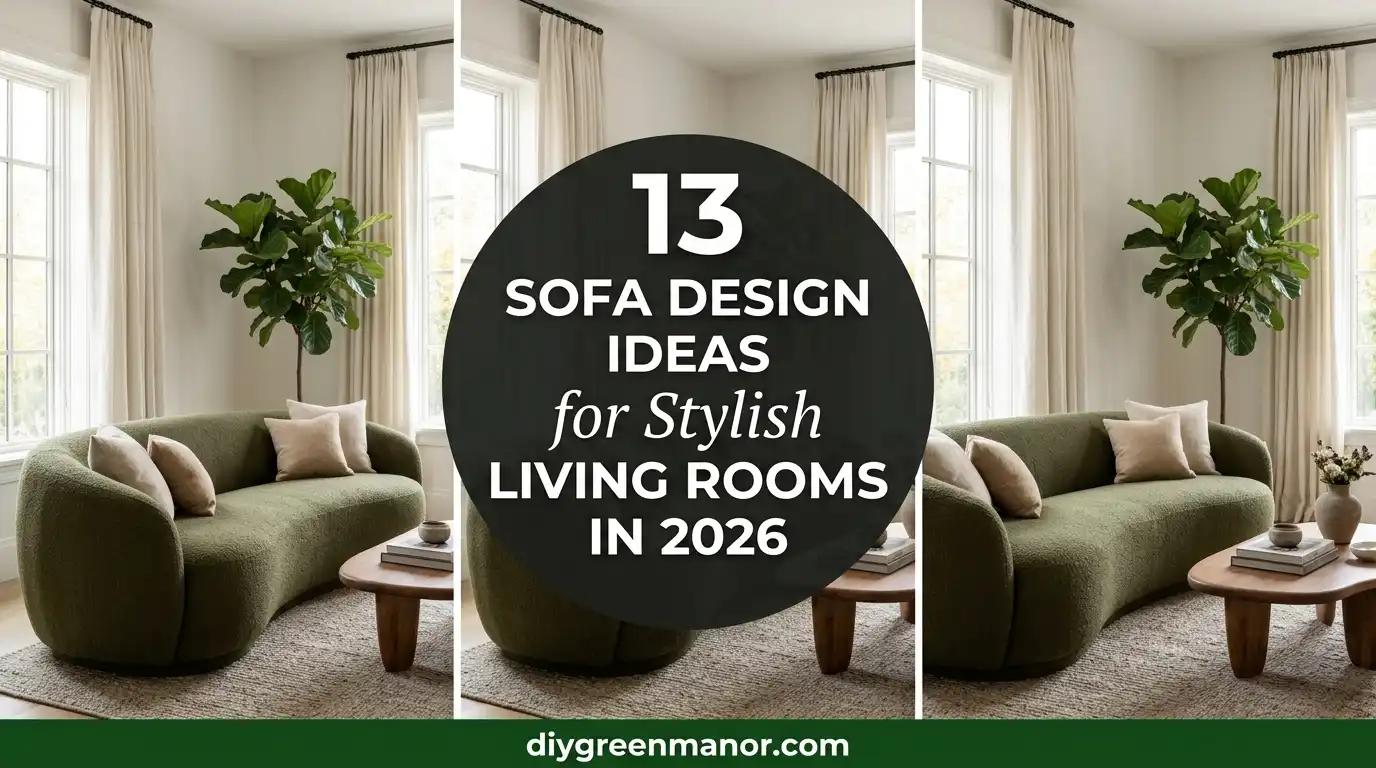 13 Sofa Design Ideas for Stylish Living Rooms in 2026