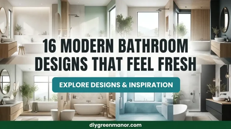 16 Modern Bathroom Designs That Feel Fresh