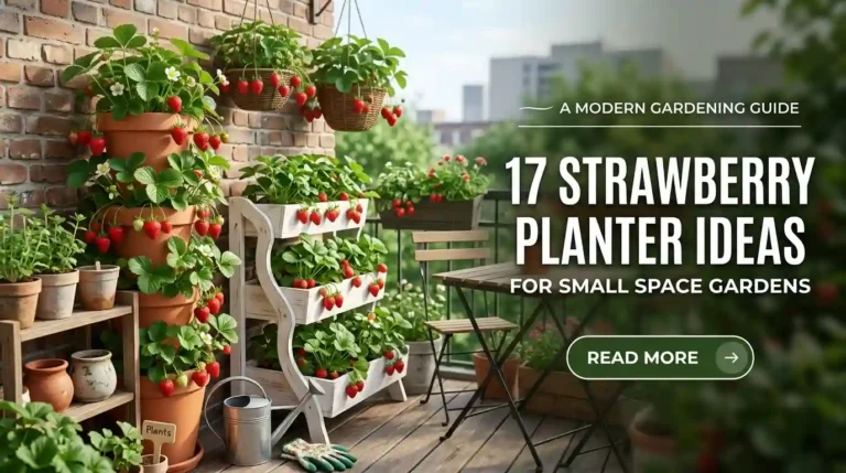 17 Strawberry Planter Ideas For Small Space Gardens