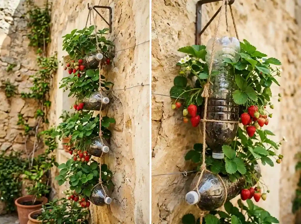  Upcycled Plastic Water Bottle Tower