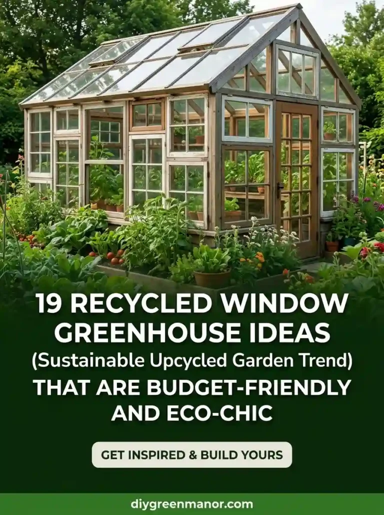 19 Recycled Window Greenhouse Ideas (Sustainable Upcycled Garden Trend) That Are Budget-Friendly and Eco-Chic