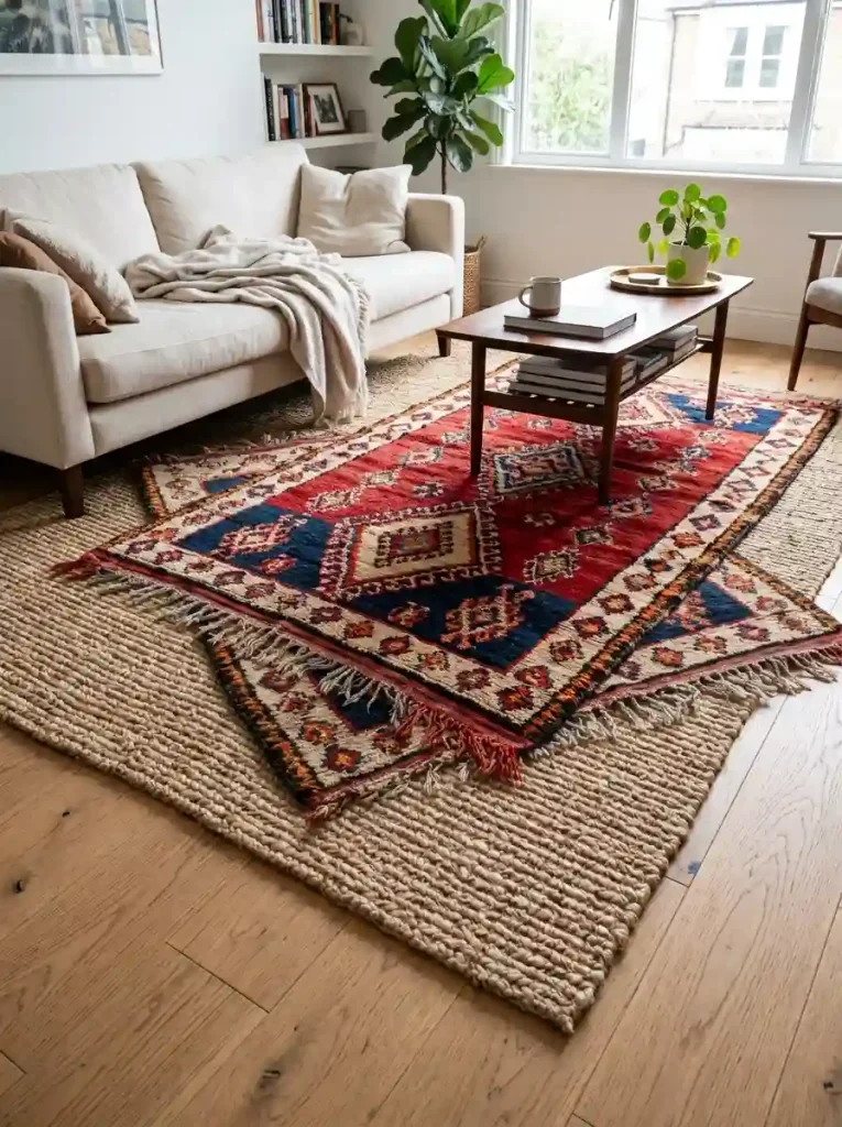  Layered Natural Fiber Rugs