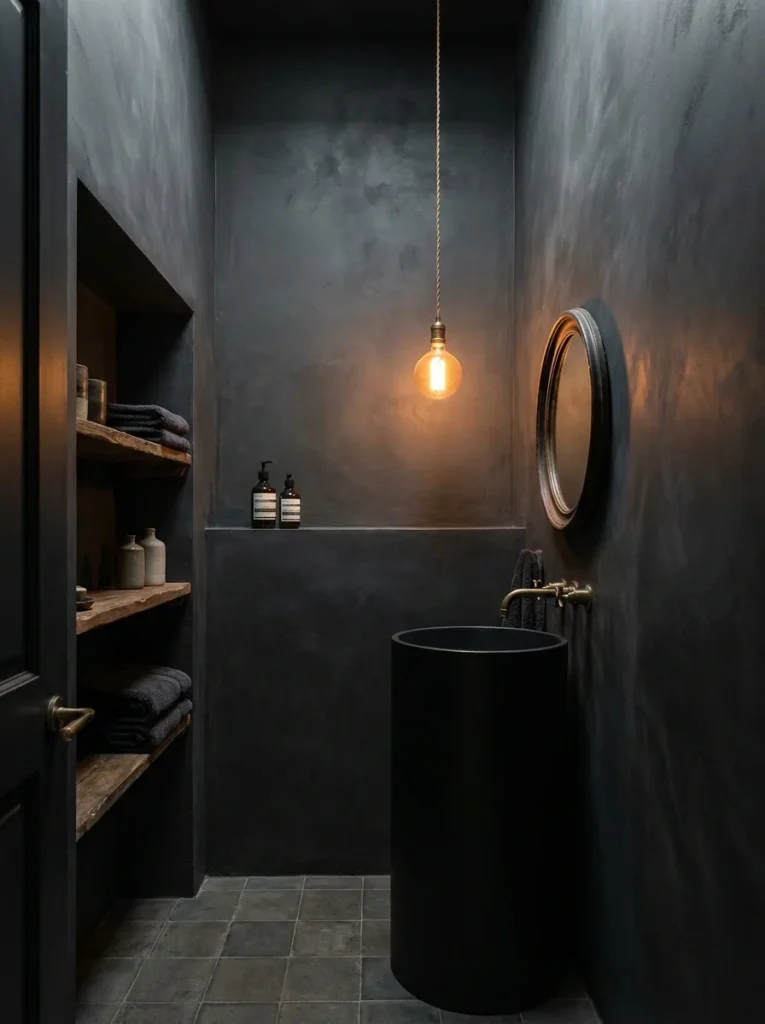 Moody Floor-to-Ceiling Dark Color Schemes