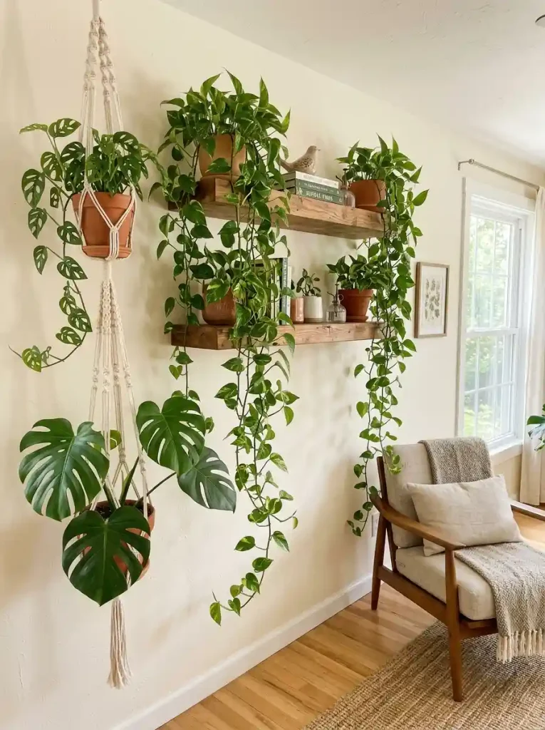 Vertical Plant Jungle & Hanging Macramé