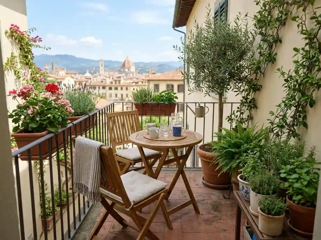 Space-Saving Wooden Bistro Sets