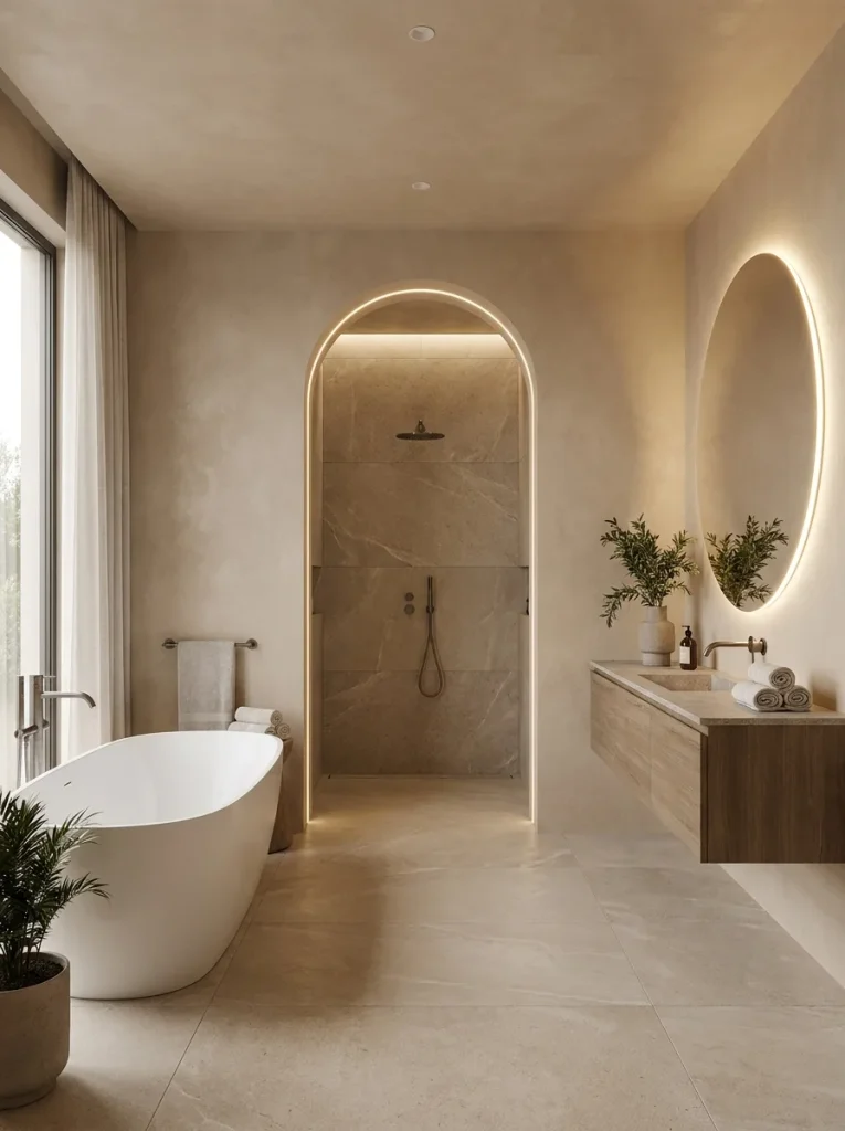 Zero-Threshold Curbless Walk-In Showers