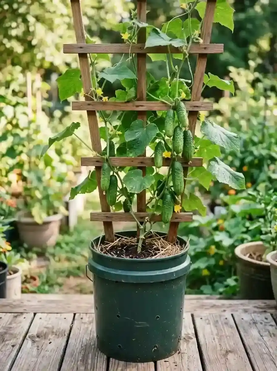 Crisp Patio Cucumbers