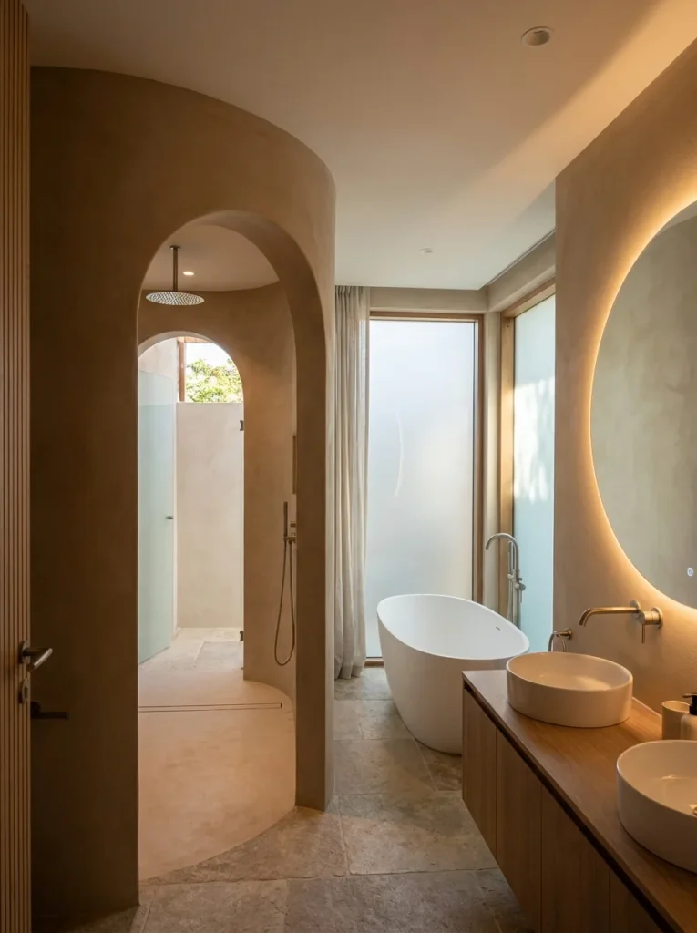 . Curved Architectural Archways & Soft Geometry