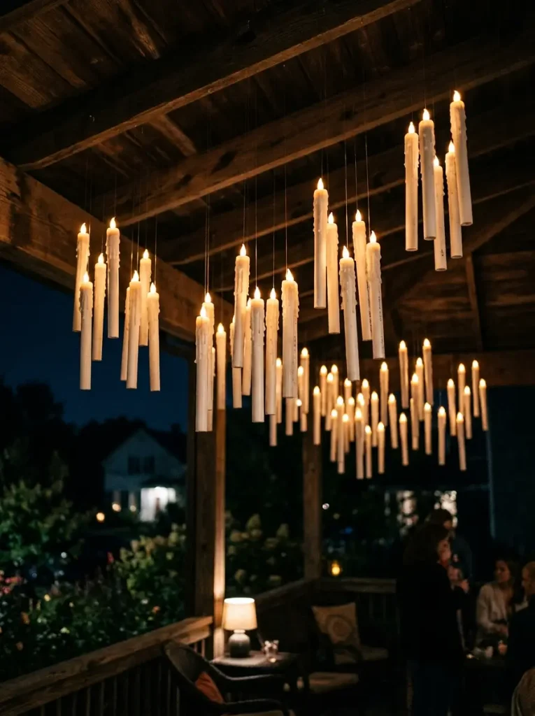  Floating PVC Pipe Drip Candles