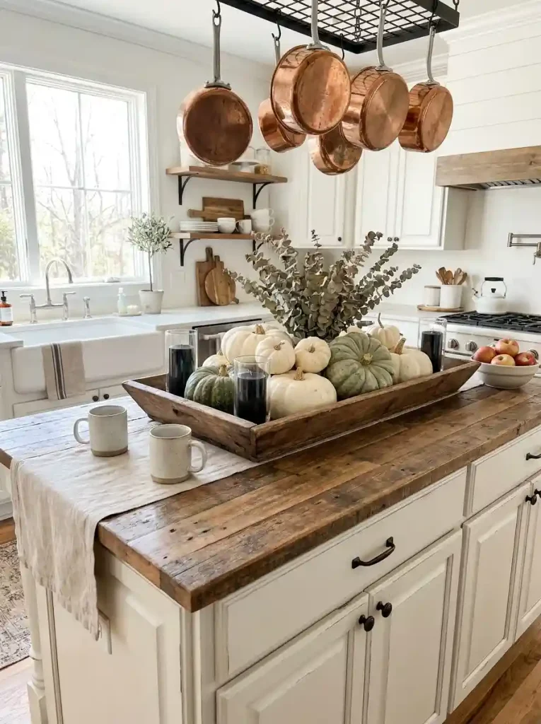 The Kitchen Island: Pumpkin & Dried Botanical Bar