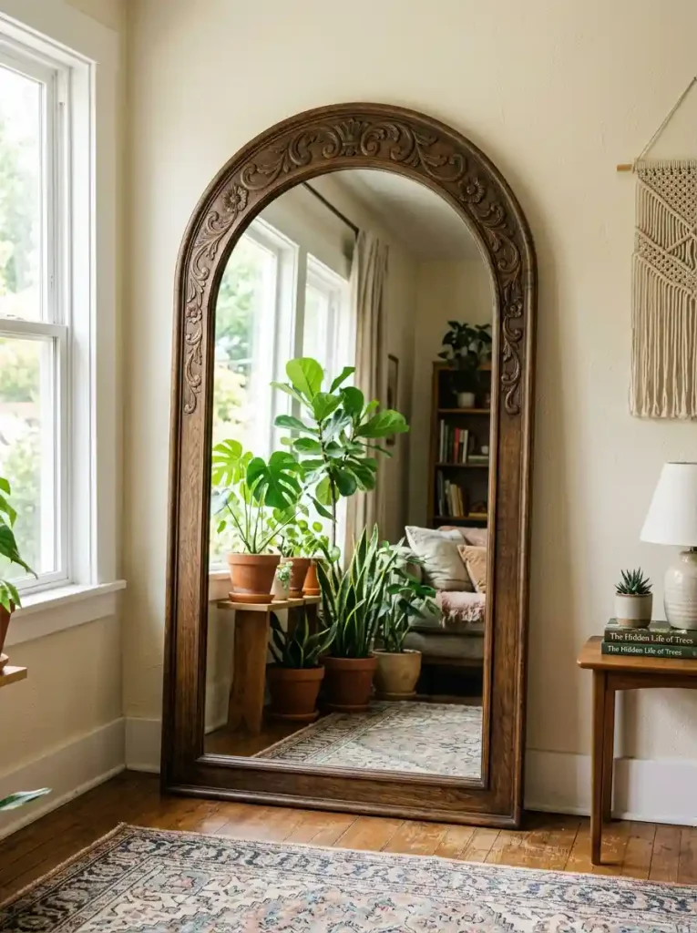 Arch Floor Mirrors & Light-Bouncing Glass