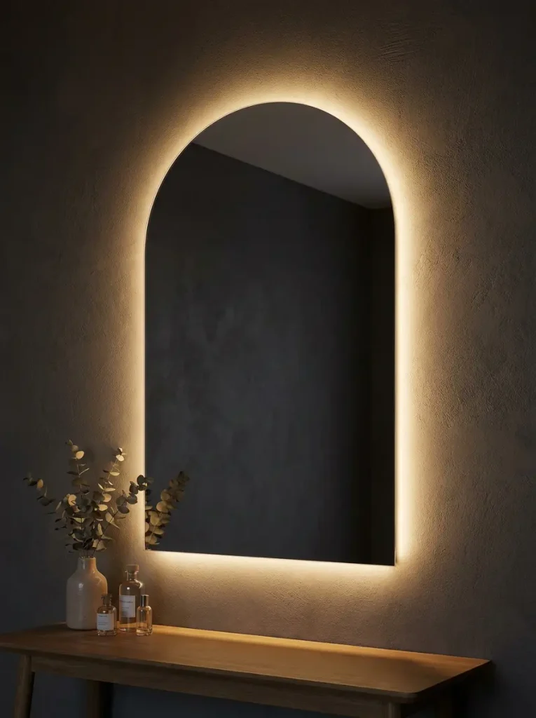 Perimeter Halo-Lit & Backlit LED Mirrors