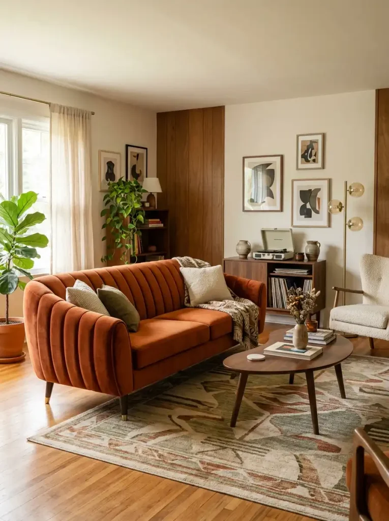 Vintage-Inspired Fluted & Channel-Tufted Couches