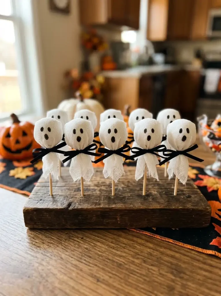  Lollipop Cheesecloth Flying Ghosts