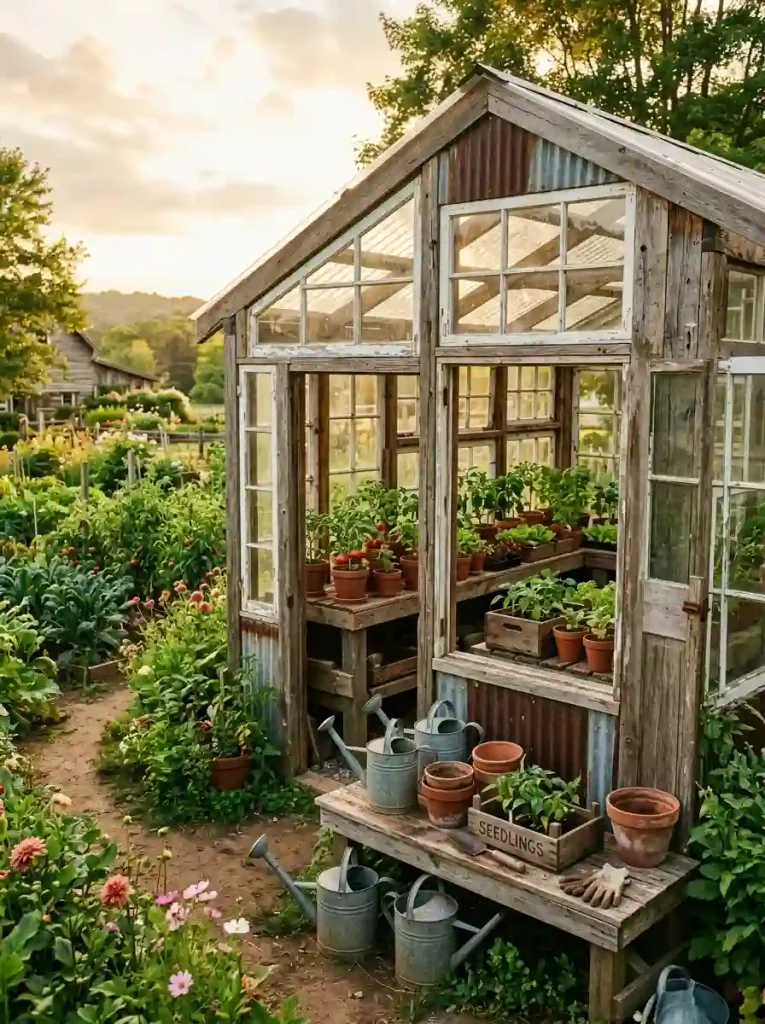  Rustic Farmhouse Window Greenhouse