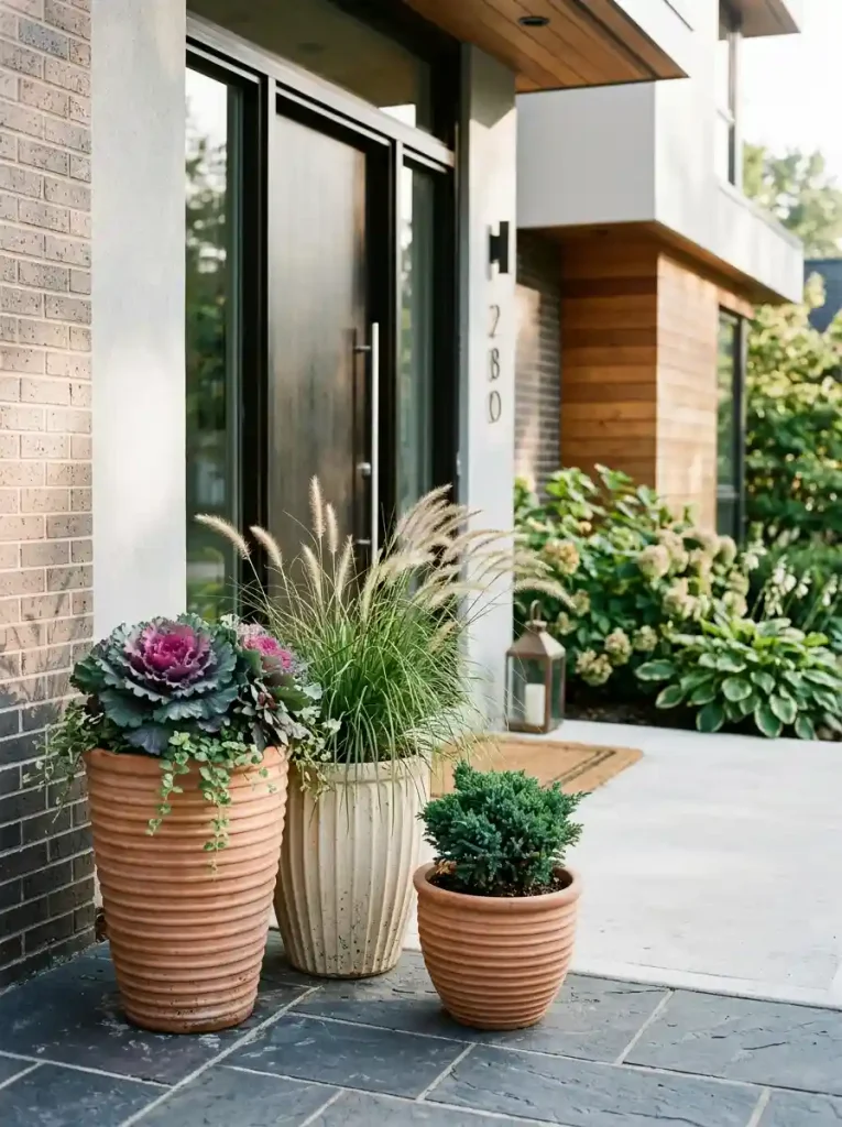 Sculptural Terracotta & Ceramic Planter Clusters