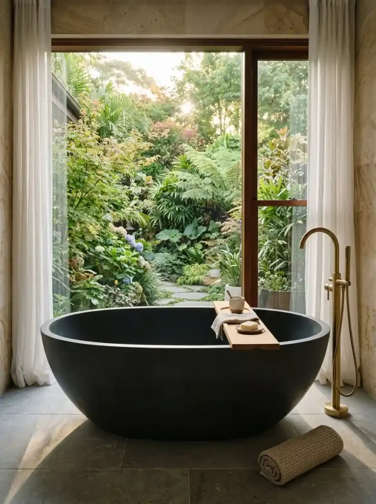 Statement Freestanding Tubs in Earthy Matte Finishes