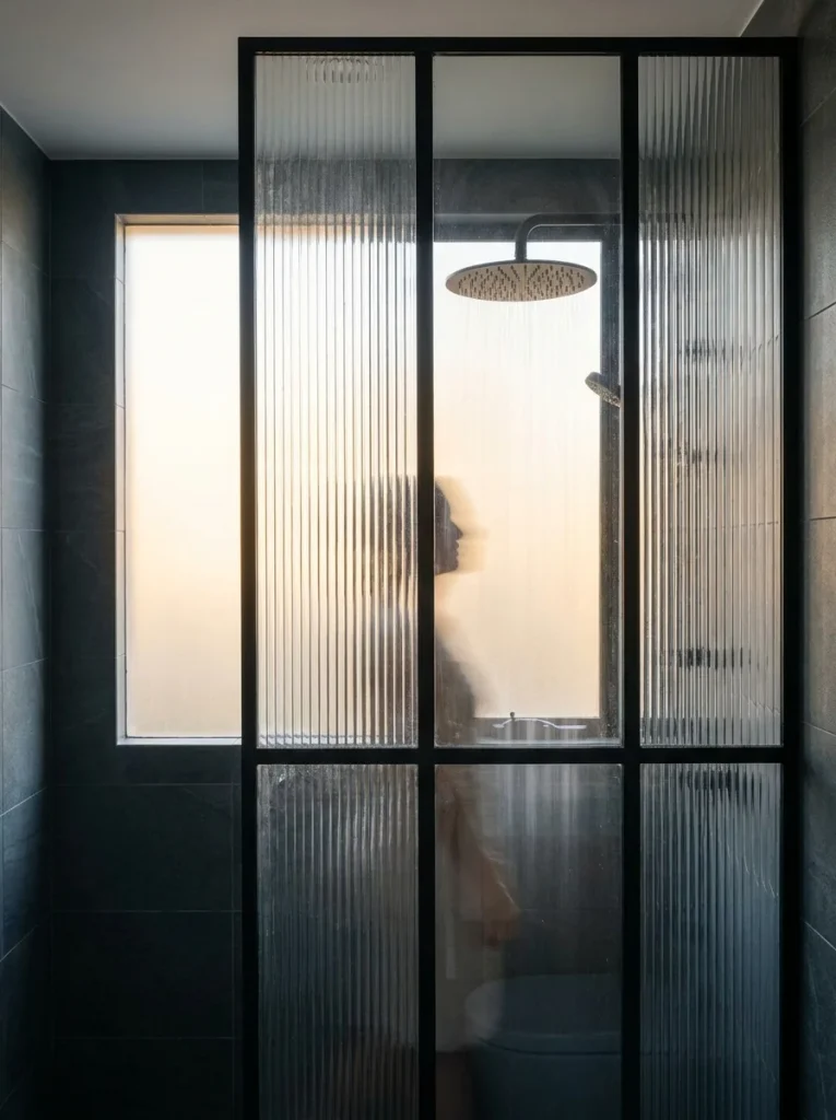 Textured Fluted & Reeded Glass Enclosures