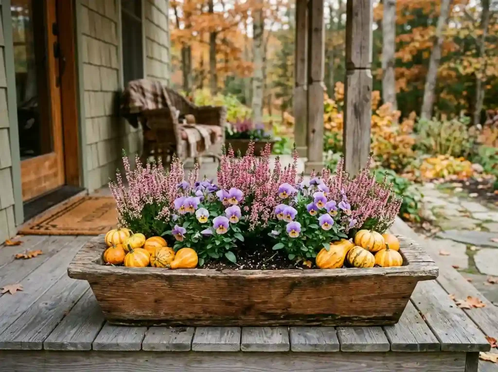  Cottage-Style Heathers, Pansies & Gourds