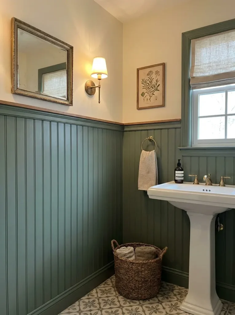  Full-Height Board and Batten or Beadboard Paneling