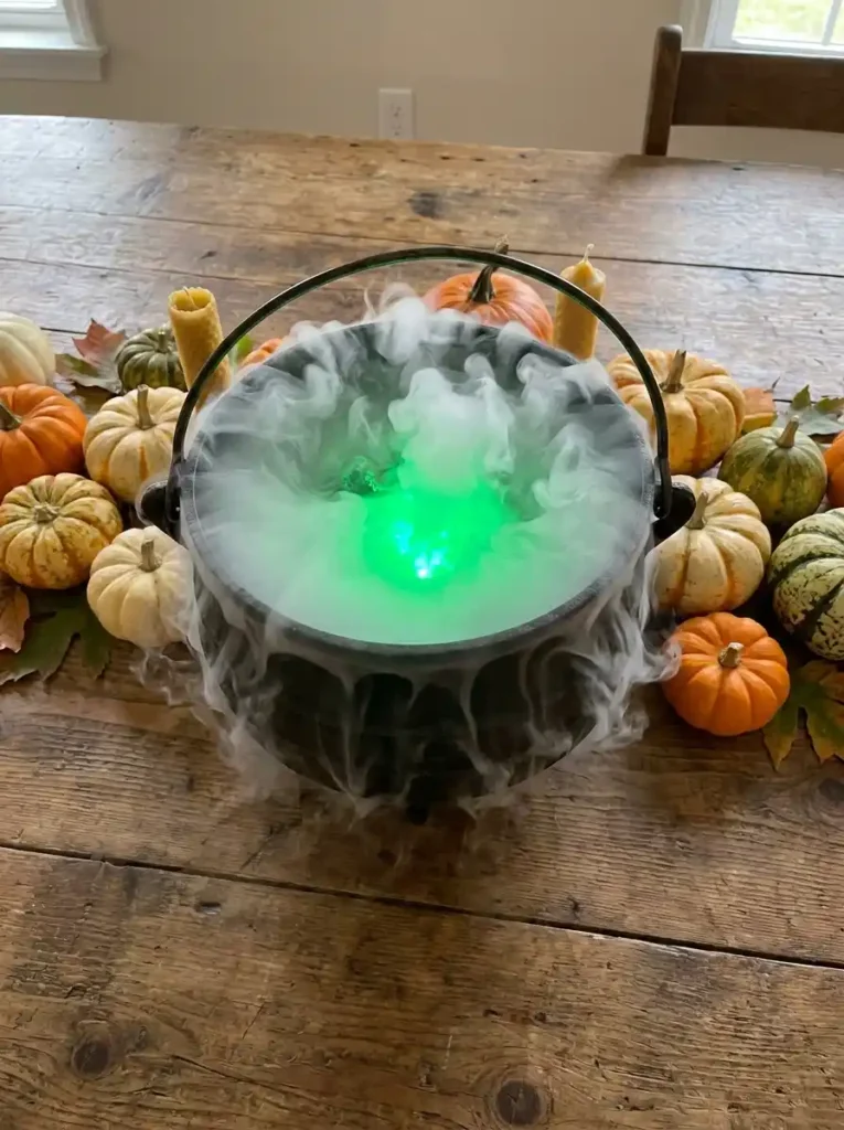  Luminous Fogging Cauldron Centerpieces