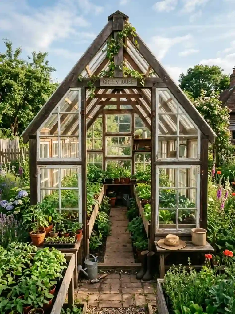  A-Frame Window Greenhouse