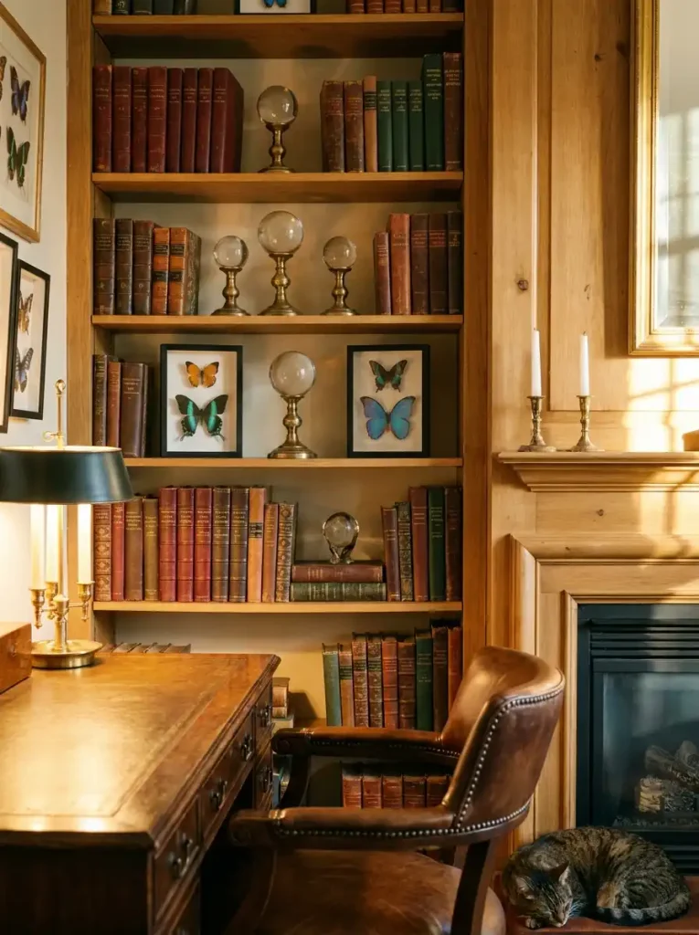 The Home Office: Curiosity Cabinet & Crystal Display