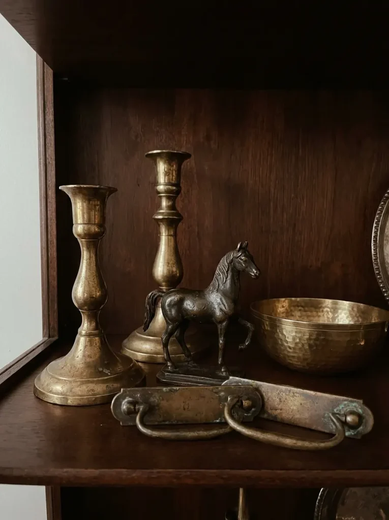  Vintage Brass & Antique Bronze Metallic Touches