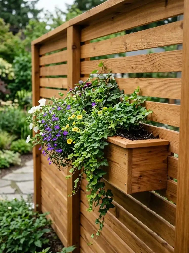 Horizontal Wooden Slats