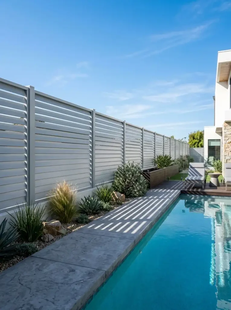 Floating Horizontal Aluminum Louver Screens