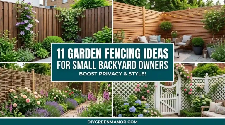 11 Garden Fencing Ideas For Small Backyard Owners