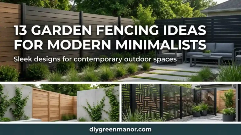 13 Garden Fencing Ideas For Modern Minimalists