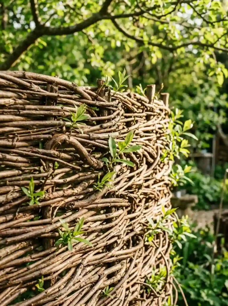 Living Bamboo or Willow Screens